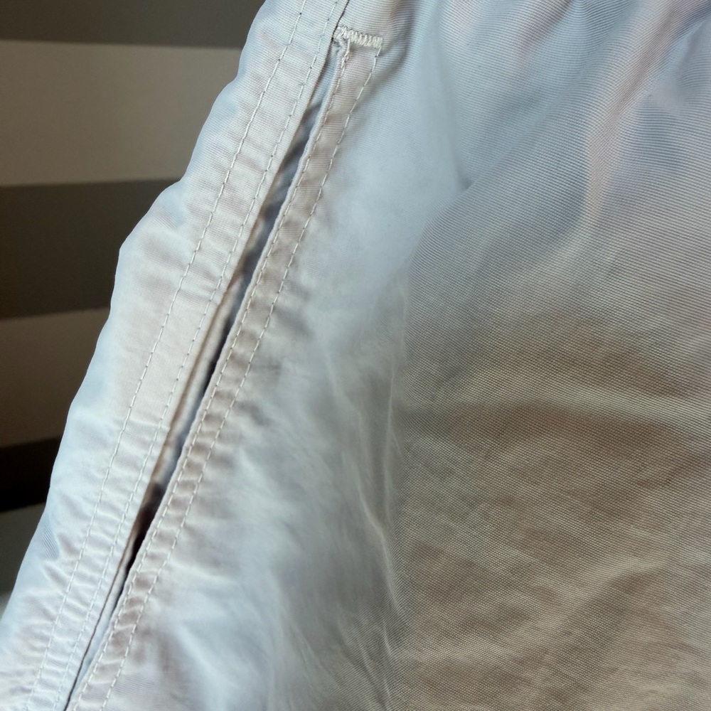 Essentials Cream Nylon Medium Drawstring Shorts - image 5